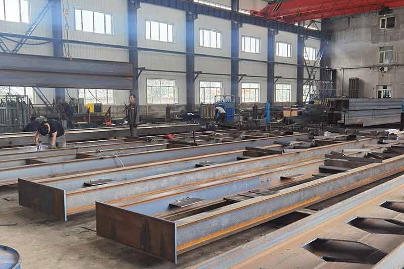 沈陽鋼結構車間一角